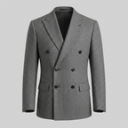 Slim-Fit-Blazer mit Zweireiher-Schliessung für Herren