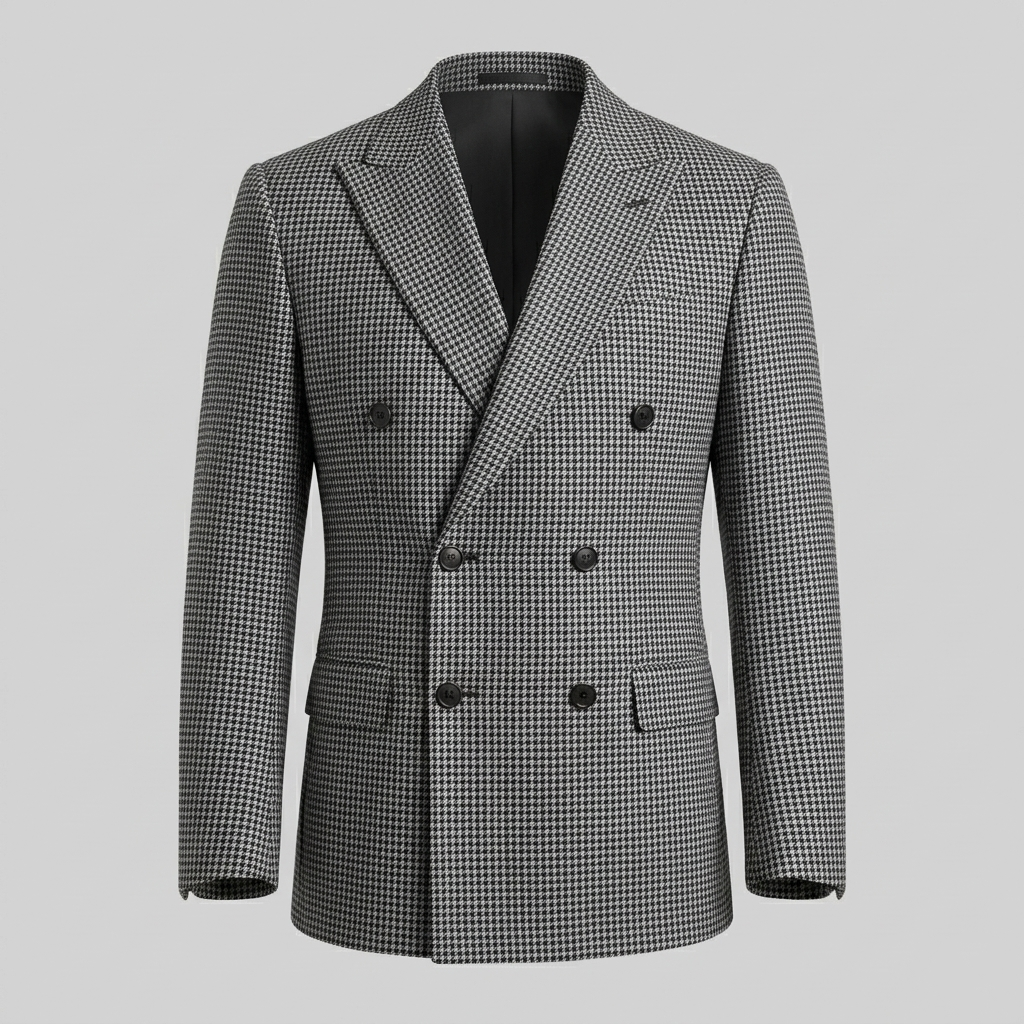 Slim-Fit-Blazer mit Zweireiher-Schliessung für Herren