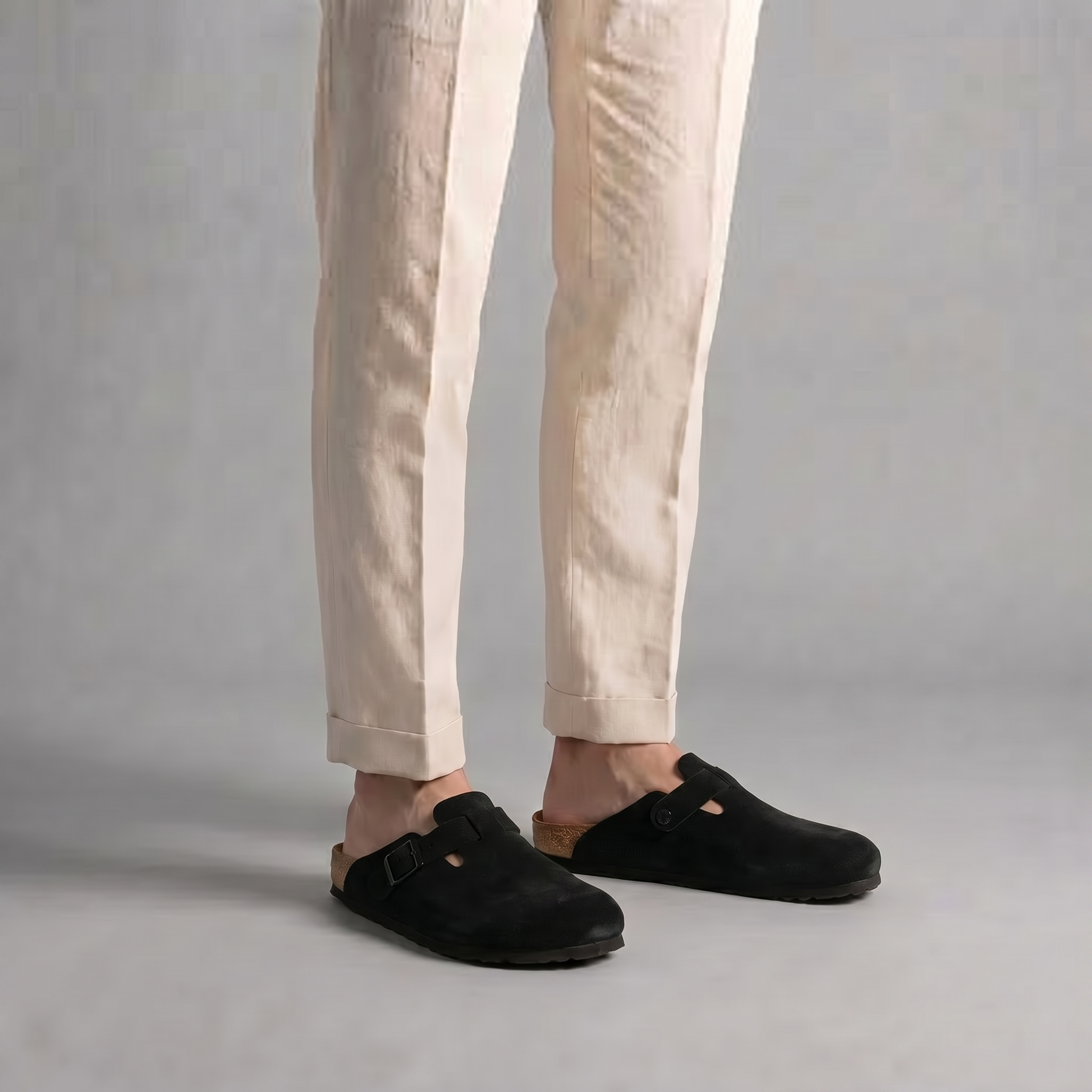 Clogs aus Wildleder für Herren