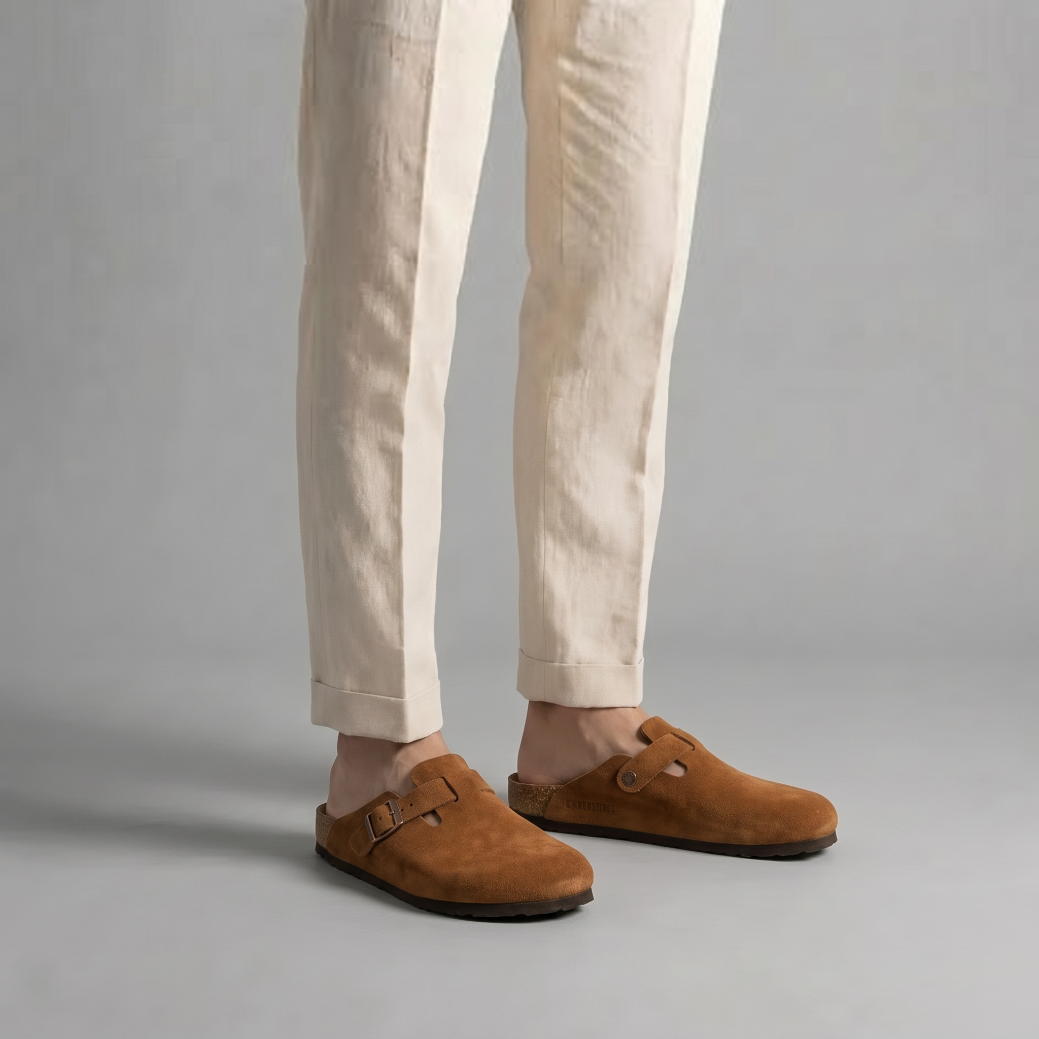 Clogs aus Wildleder für Herren
