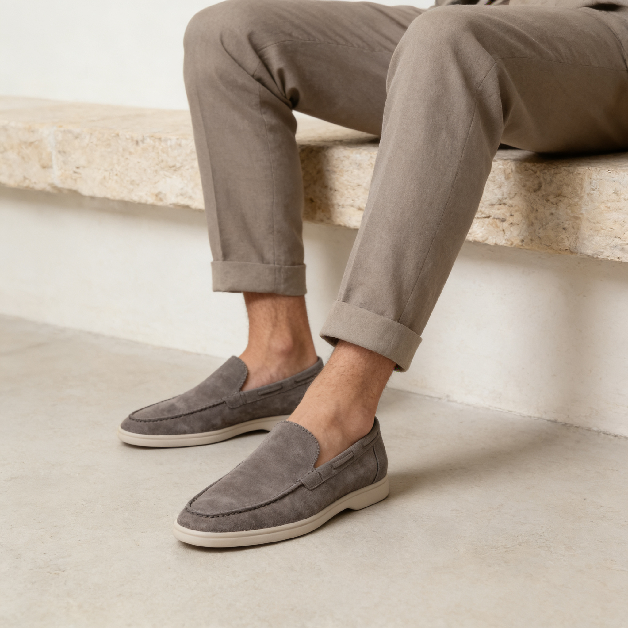 Loafer aus Wildleder für Herren