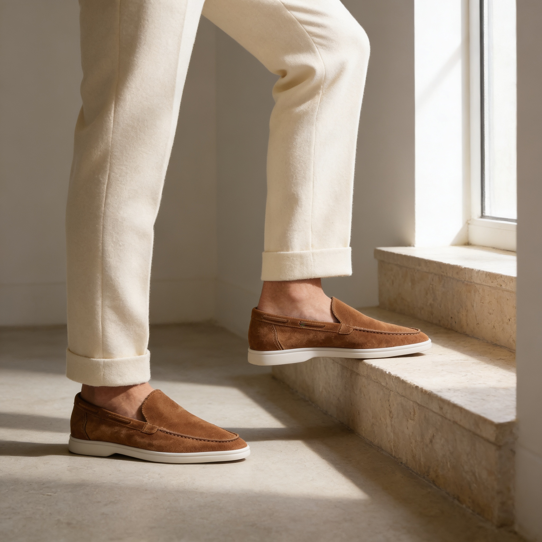 Loafer aus Wildleder für Herren