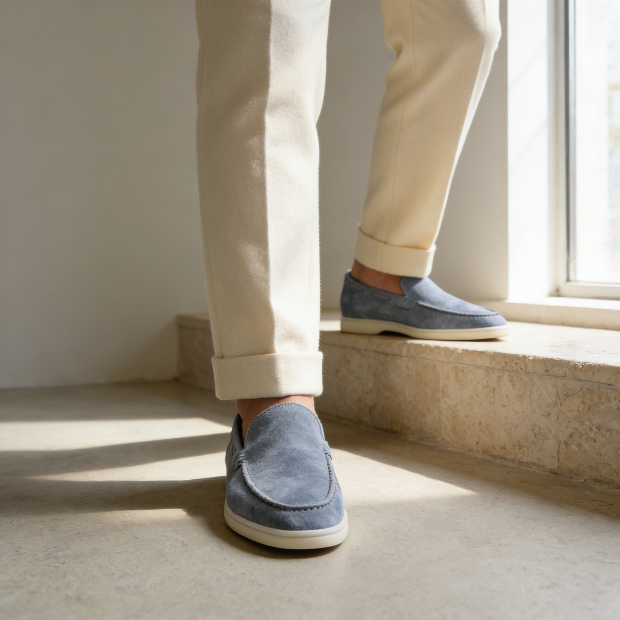 Loafer aus Wildleder für Herren
