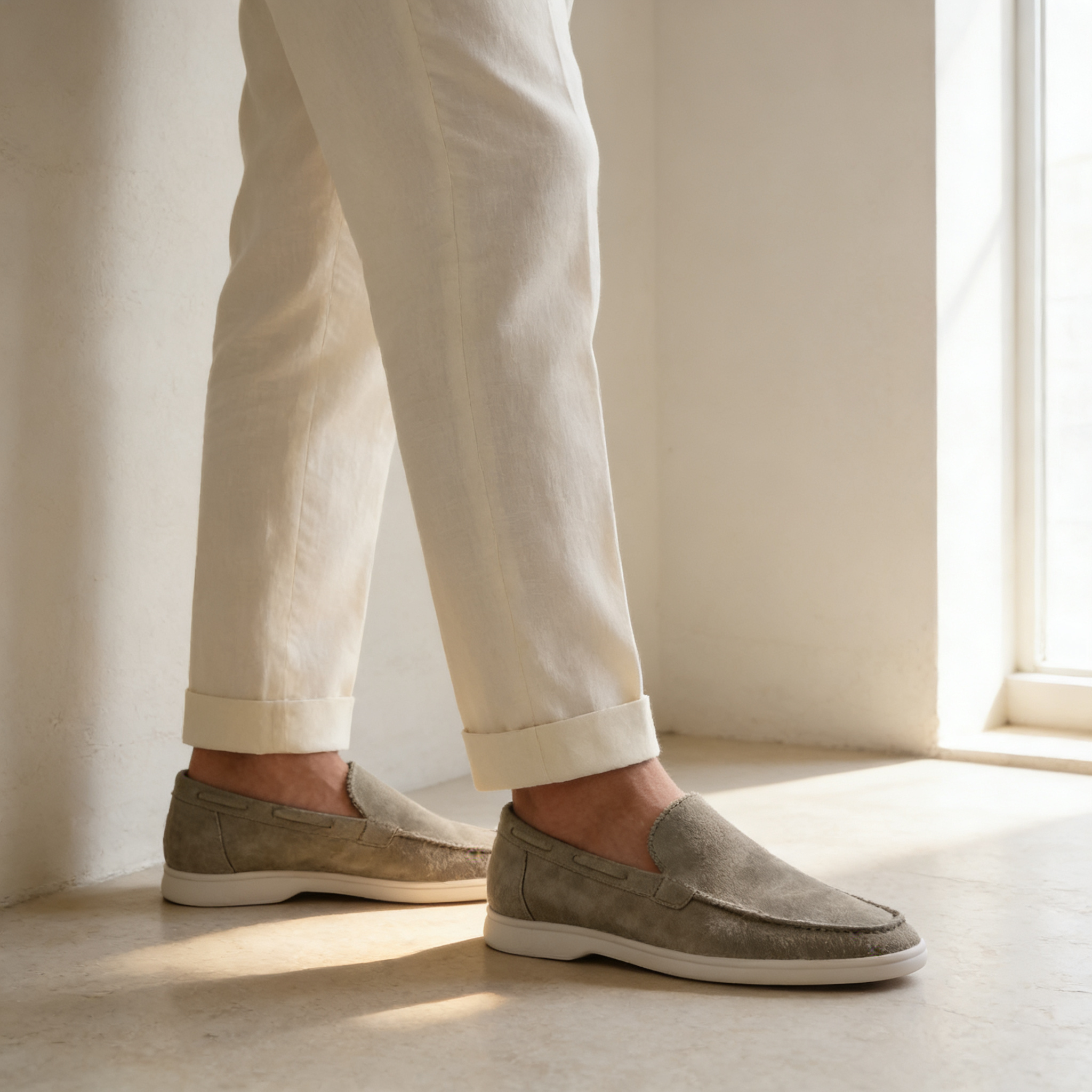 Loafer aus Wildleder für Herren