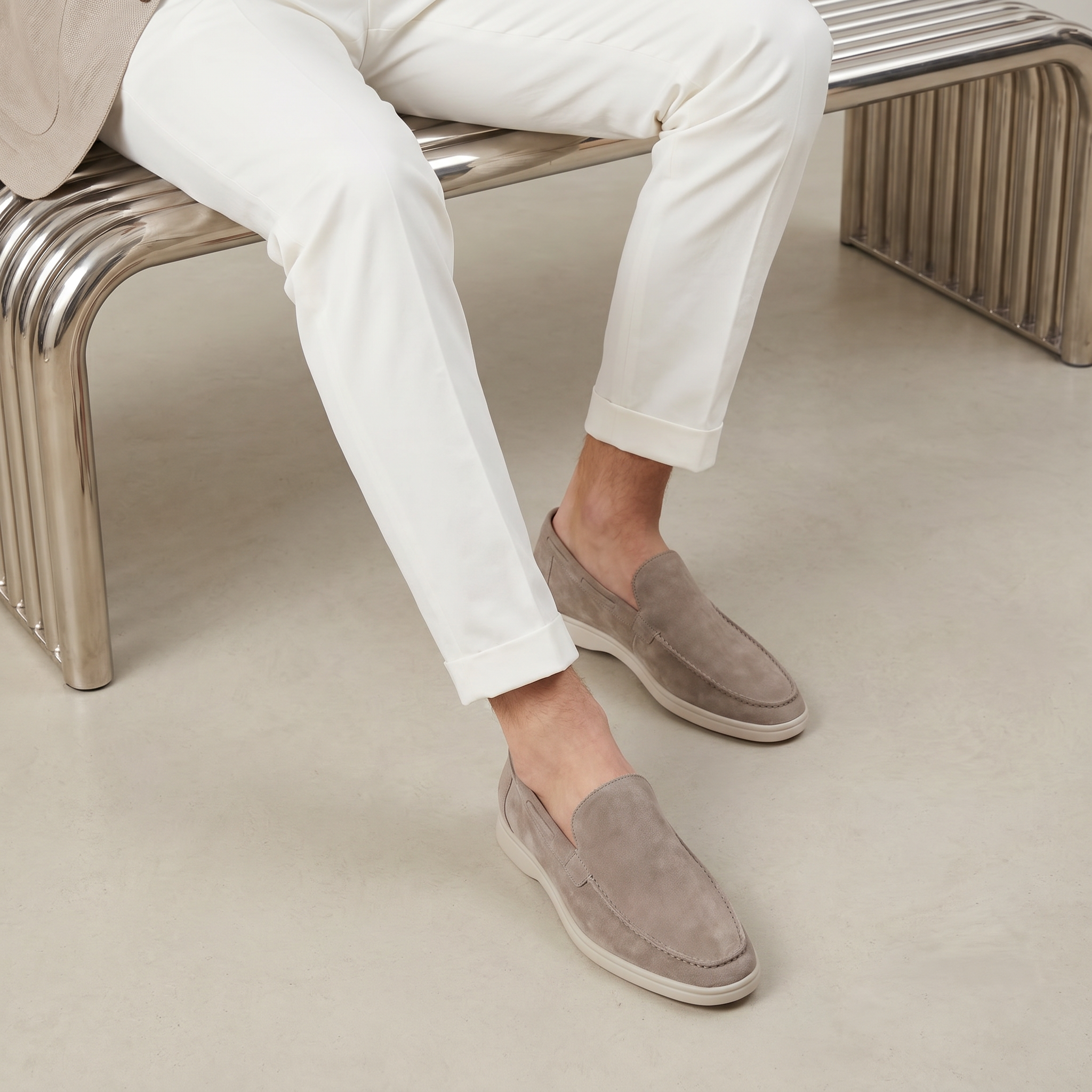 Loafer aus Wildleder für Herren