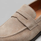 Herren Penny Loafer im Suede-Look