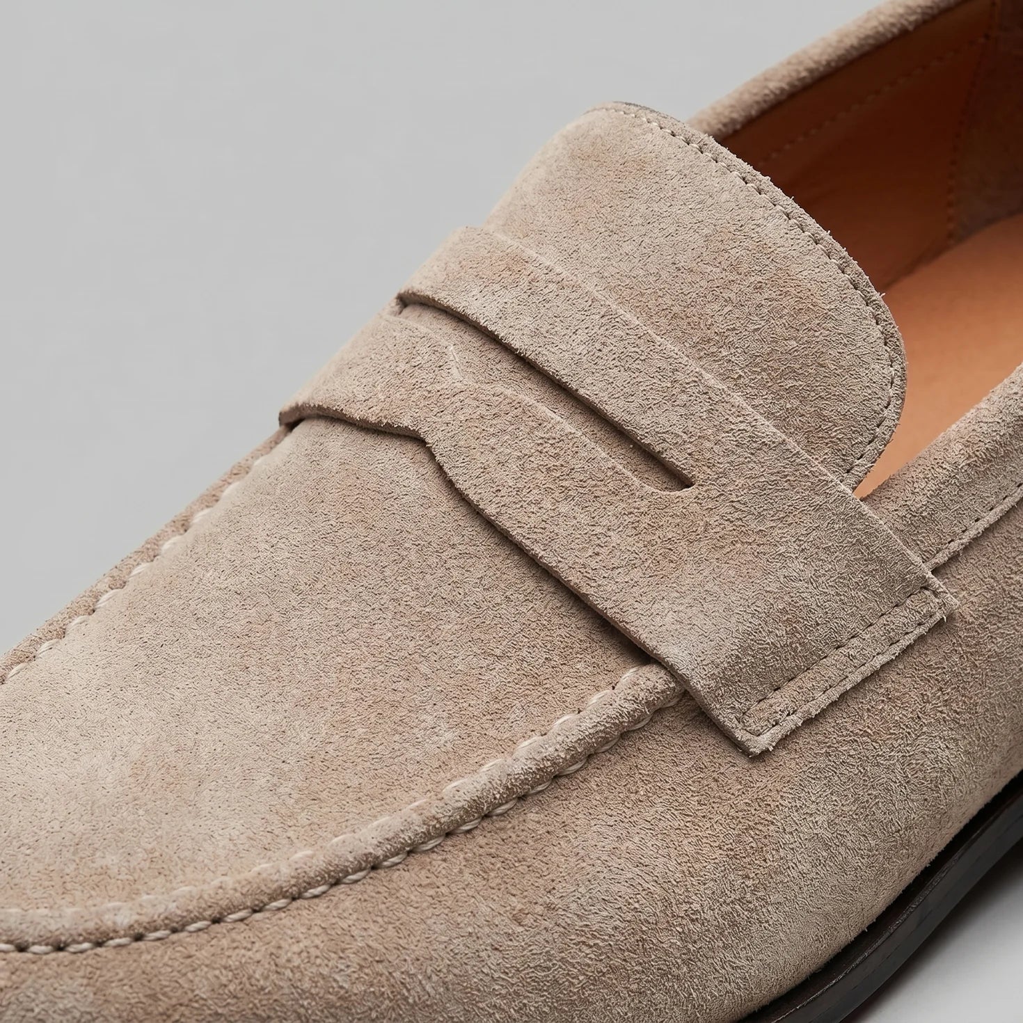 Herren Penny Loafer im Suede-Look