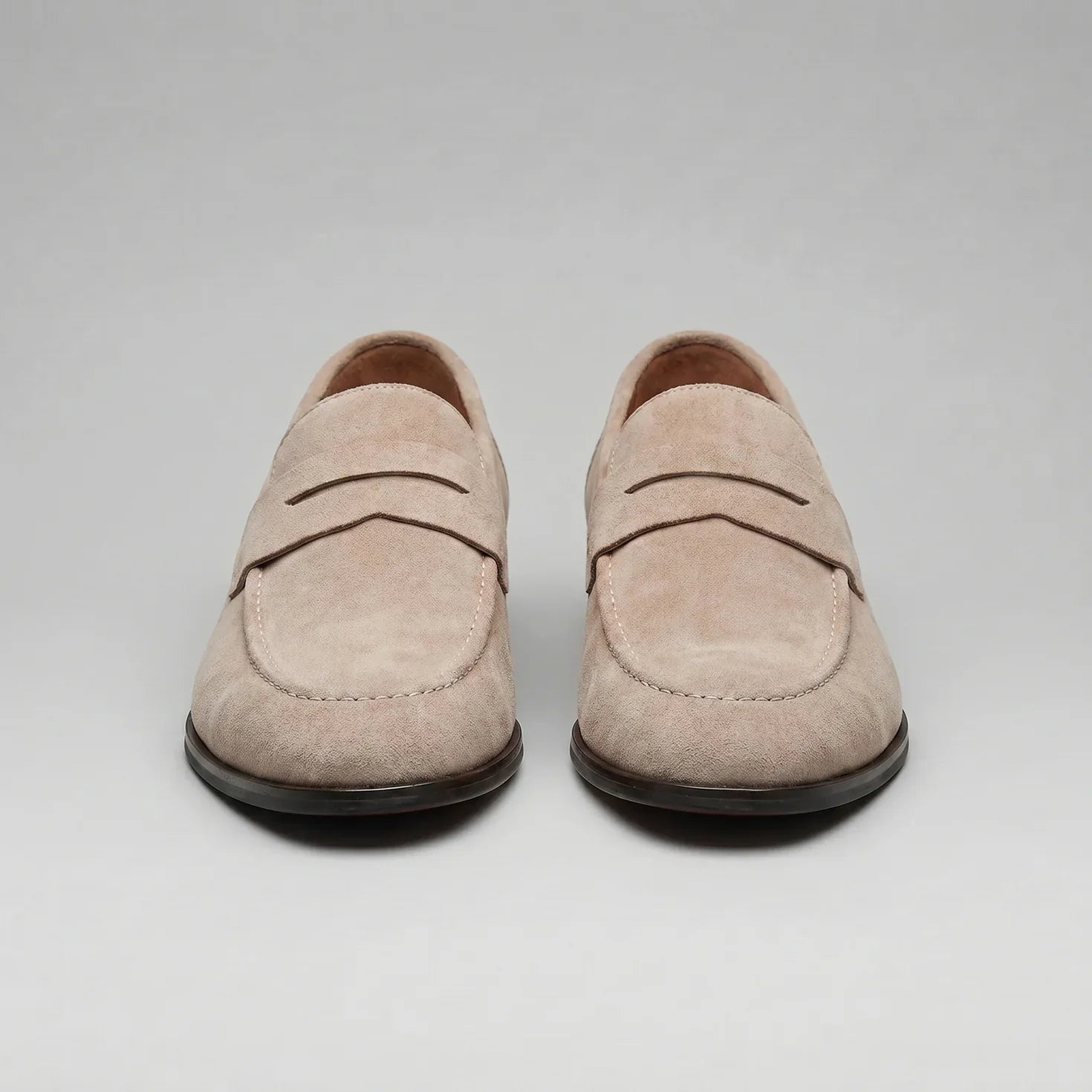 Herren Penny Loafer im Suede-Look