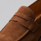 Herren Penny Loafer im Suede-Look