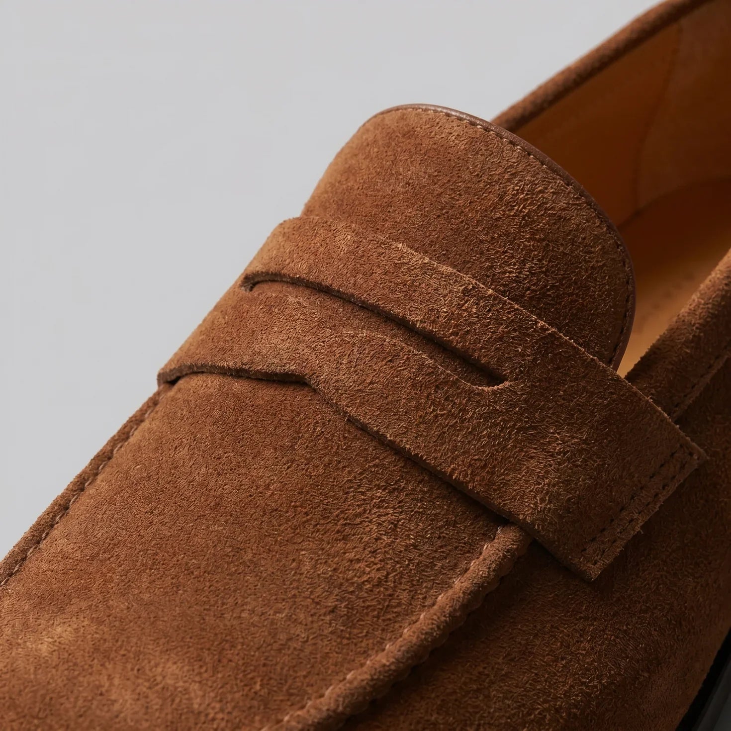 Herren Penny Loafer im Suede-Look