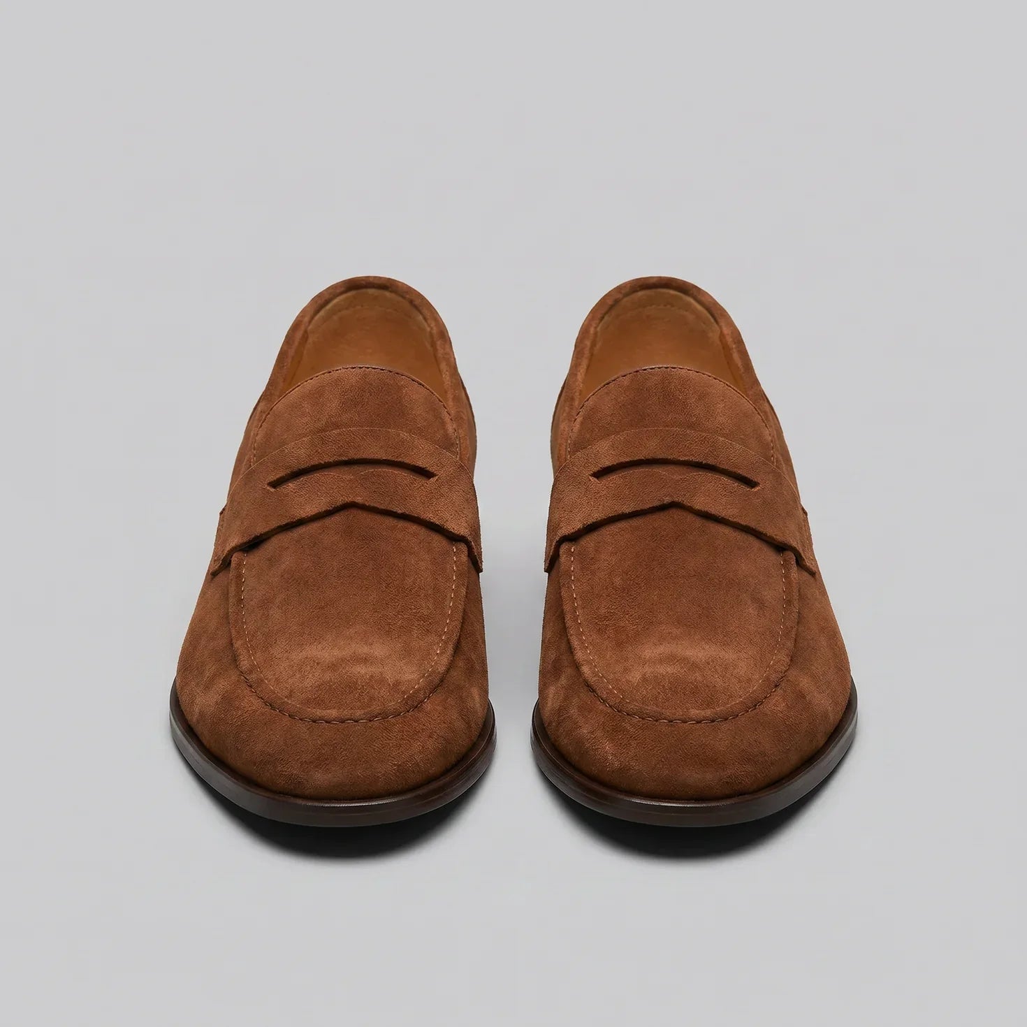 Herren Penny Loafer im Suede-Look