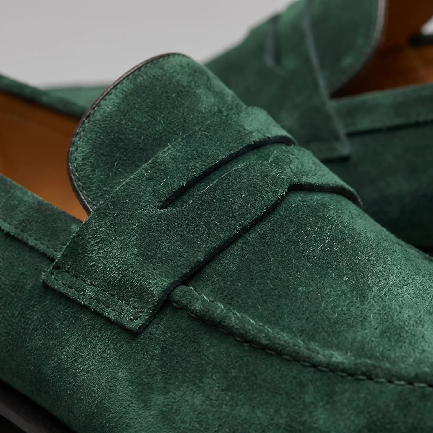 Herren Penny Loafer im Suede-Look