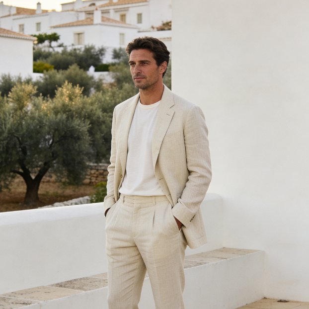 Stilvoller Herren-Sommerblazer im Old-Money-Look