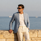 Stilvoller Herren-Sommerblazer im Old-Money-Look