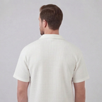 Herren Waffelstrick Sommer-Set mit T-Shirt & Shorts