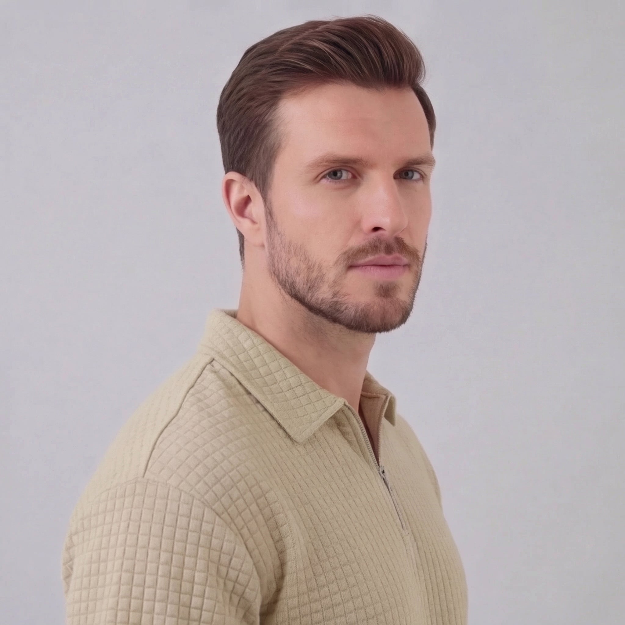Herren Waffelstrick Sommer-Set mit T-Shirt & Shorts