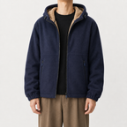 Veste polaire homme avec capuche