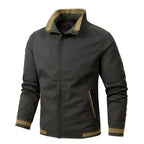 Heren katoenen jas met optionele fleece voering