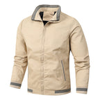 Heren katoenen jas met optionele fleece voering