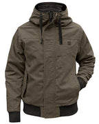 Herren Bomberjacke mit abnehmbarer Kapuze