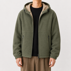 Veste polaire homme avec capuche