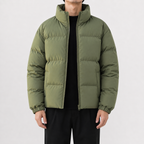 Veste polaire homme Veste matelassée avec doublure polaire pour les jours froids