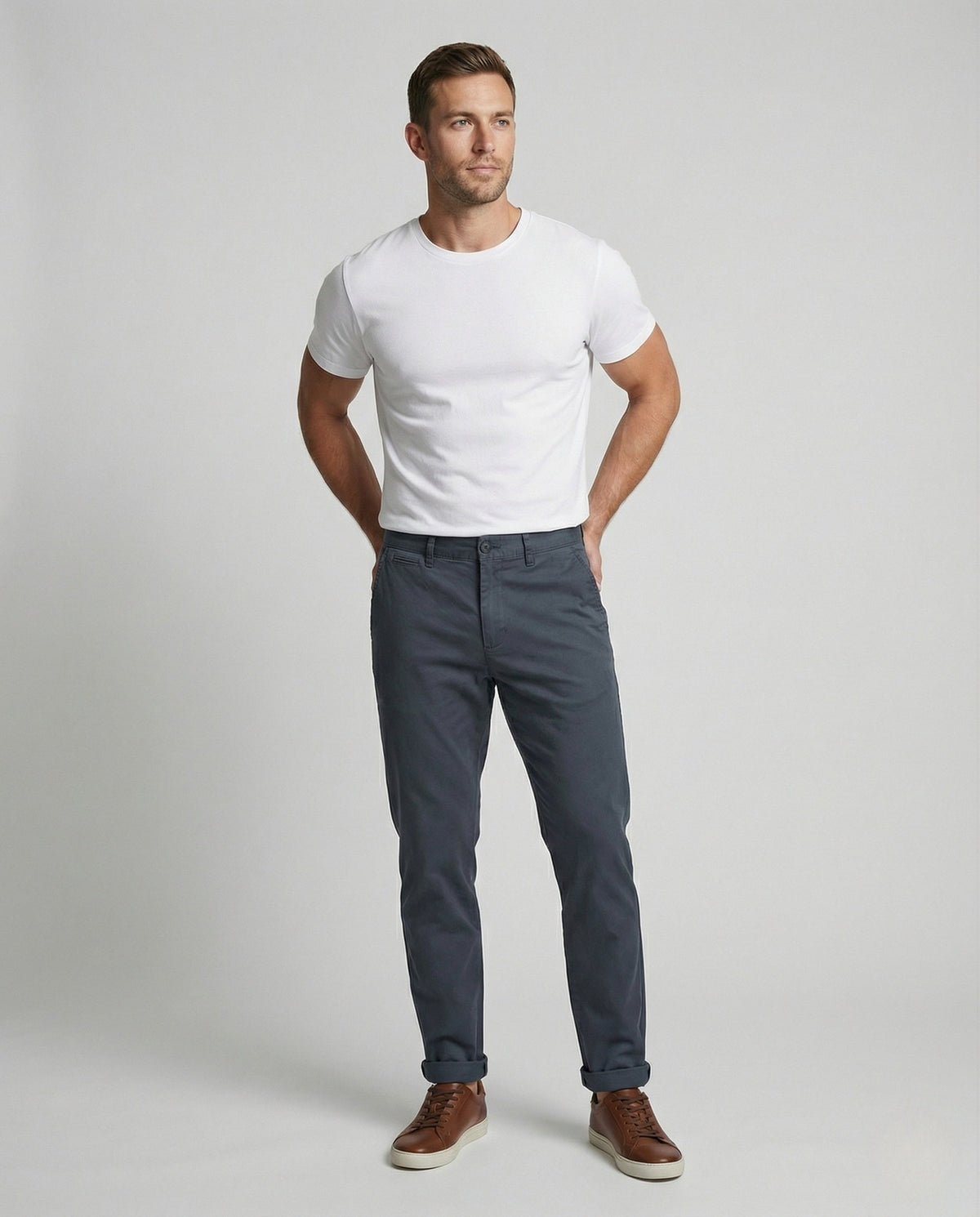 Herren Thermochino mit Fleecefutter