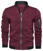Veste bomber homme avec fermeture éclair