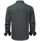 Heren katoenen overshirt met borstzakken