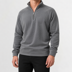 Herren Fleece-Pullover mit 1/4-Reißverschluss