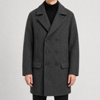Trench-coat homme croisé long et classique