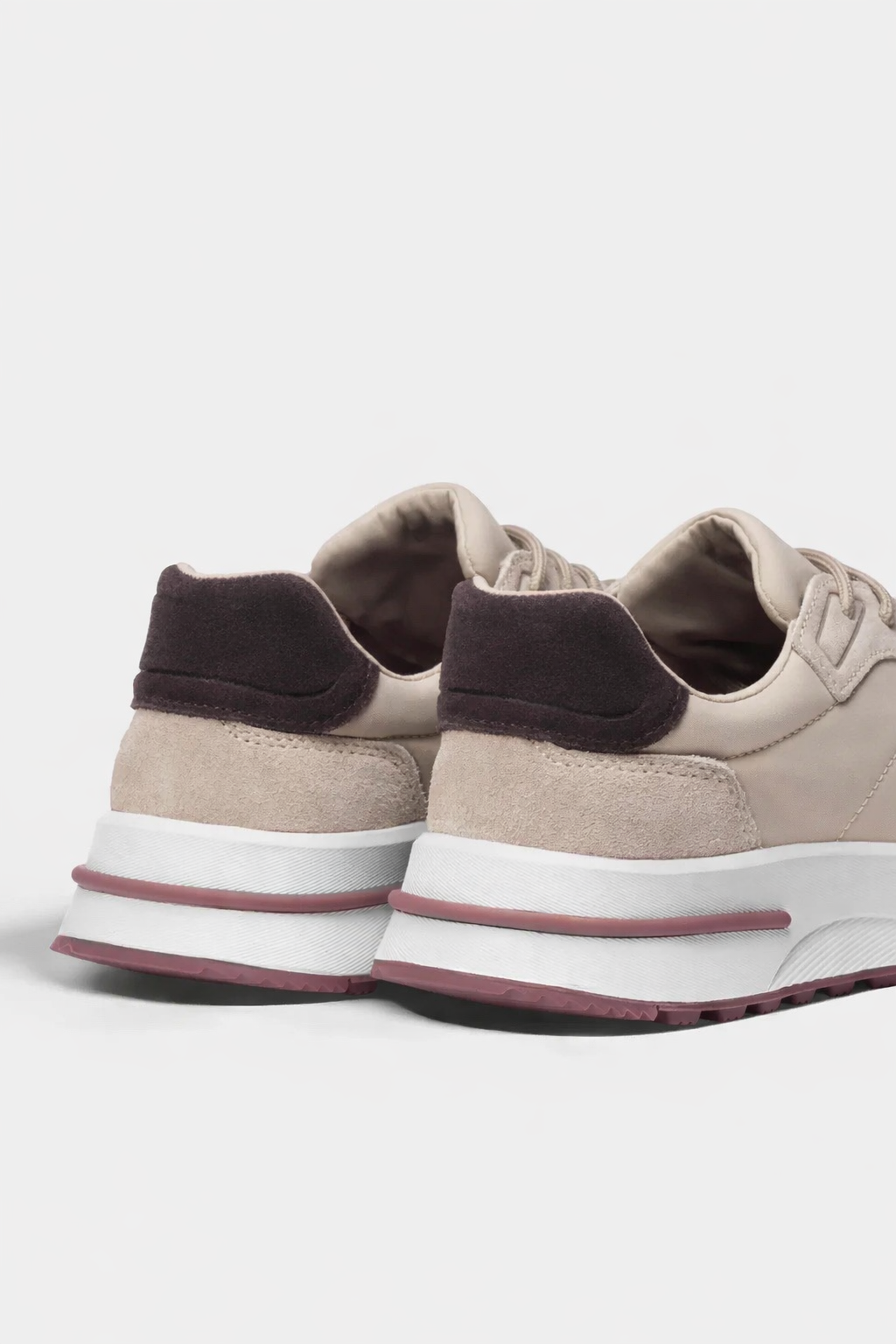 Baskets homme avec semelle marquante