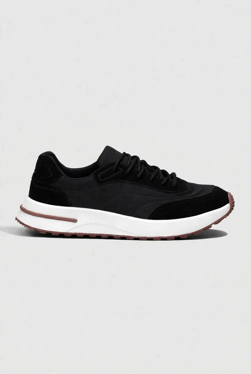 Baskets homme avec semelle marquante