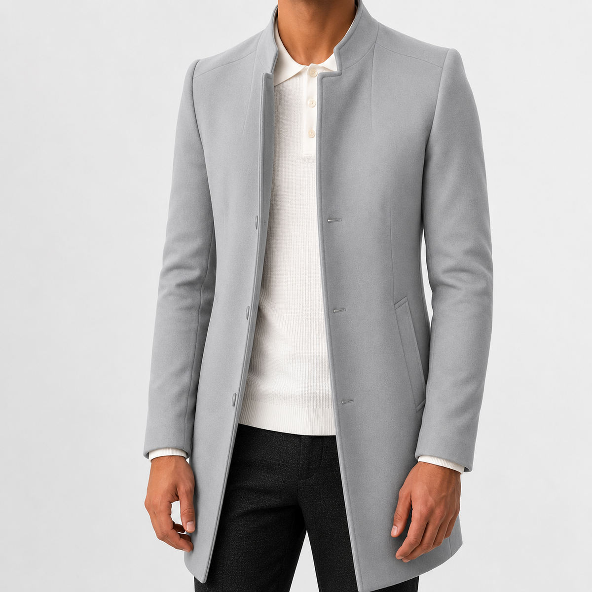 Heren Slim Fit Jas