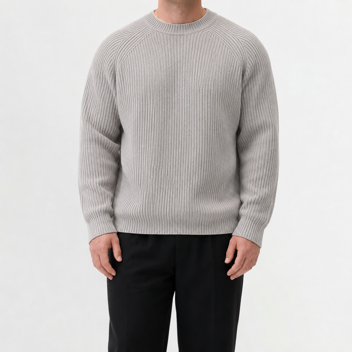 Herren Oversize Strickpullover