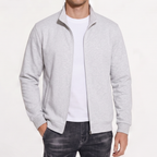 Herren Strickjacke mit Stehkragen