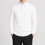 Herren Pullover mit V Ausschnitt Leicht und Klassisch