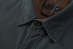 Heren katoenen overshirt met borstzakken