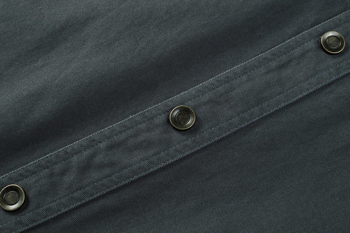 Heren katoenen overshirt met borstzakken