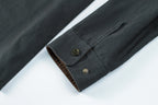 Heren katoenen overshirt met borstzakken