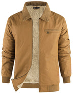 Veste bomber homme avec doublure polaire chaude