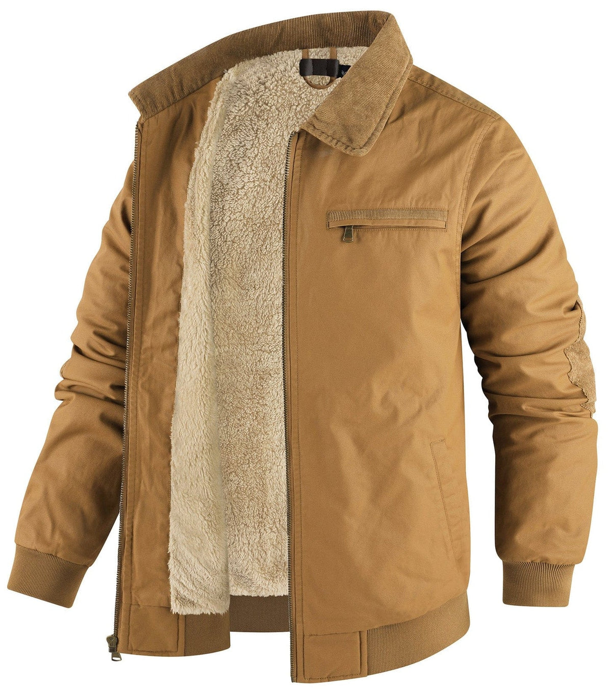 Veste bomber homme avec doublure polaire chaude