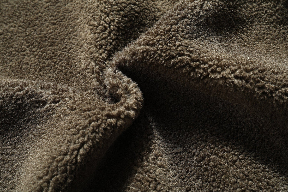 Herenjas met warme voering en fleece kraag