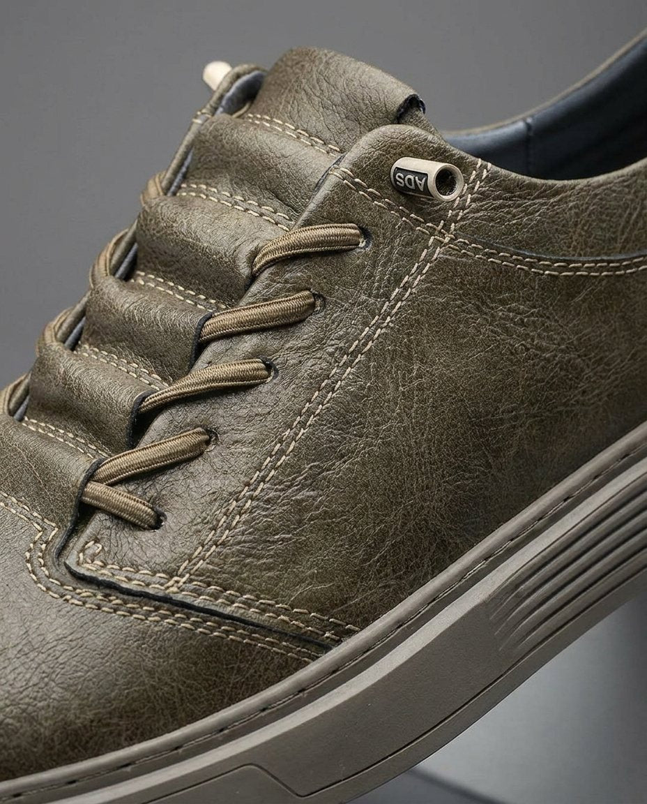 Herren Sneaker mit Schnürung und schlichtem Design