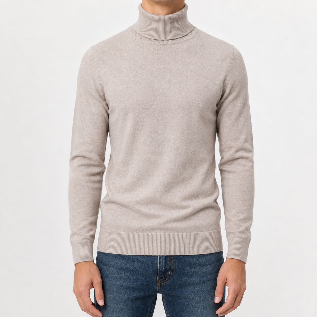 Herren Pullover mit Rollkragen
