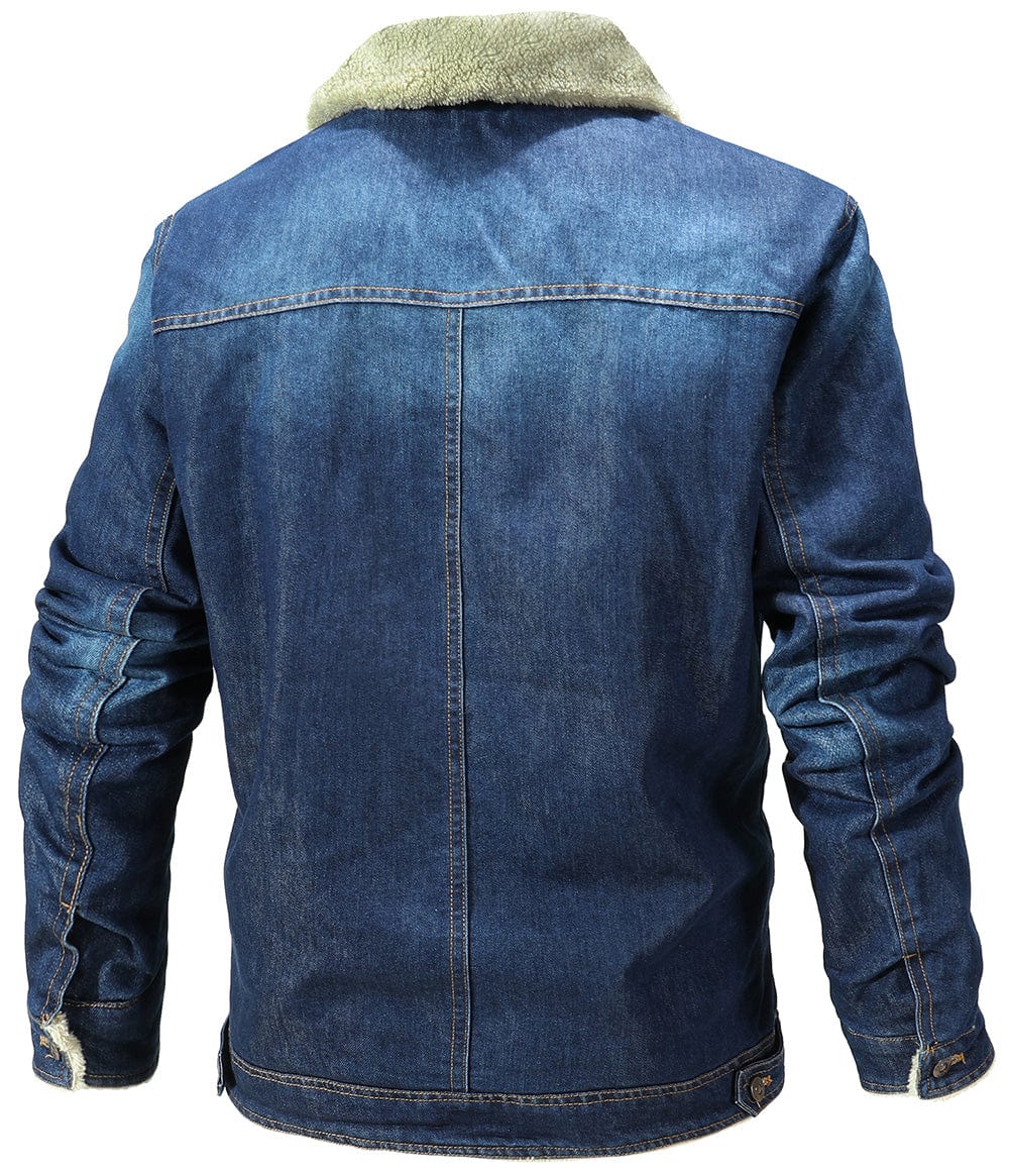 Herren Denimjacke mit Fleecefutter