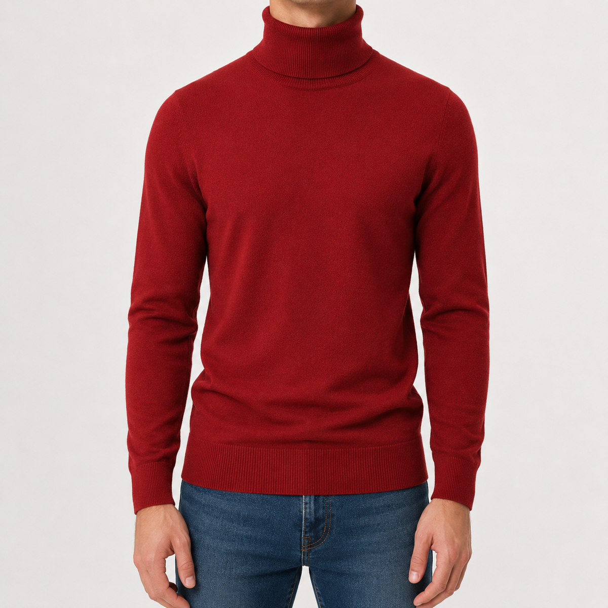 Herren Pullover mit Rollkragen