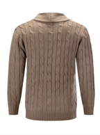 Cardigan classique pour homme avec col châle