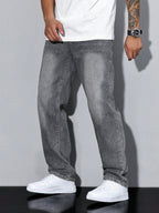 Relaxed Fit Casual Herrenjeans