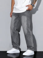 Relaxed Fit Casual Herrenjeans